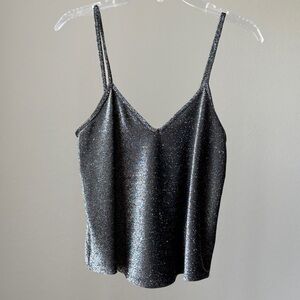 Urban Outfitters Shimmering Grey Camisole Top, size XS